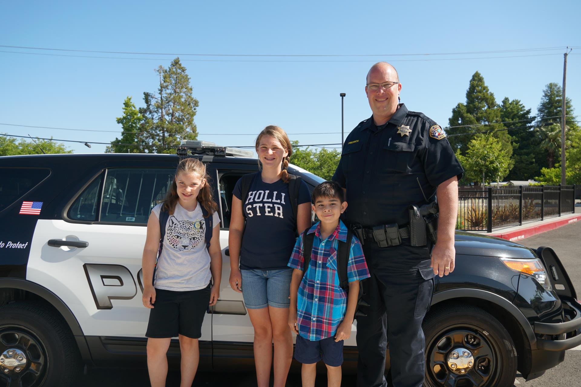 Officer and Kids