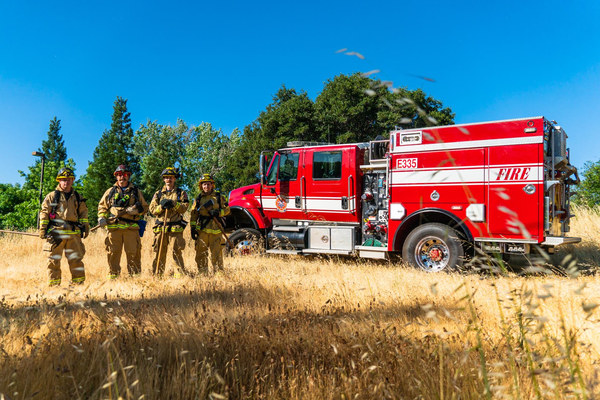 Fire Grass Crew and Engine