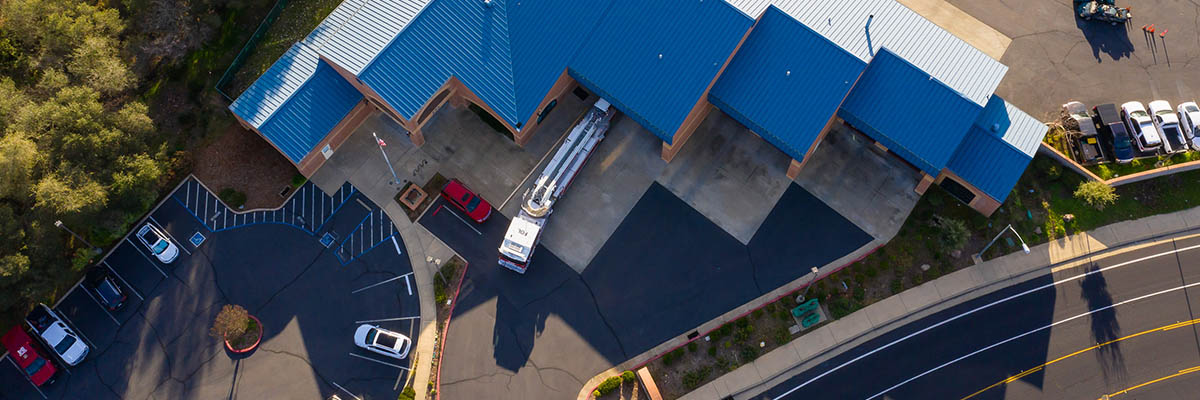Aerial photo of Station 35