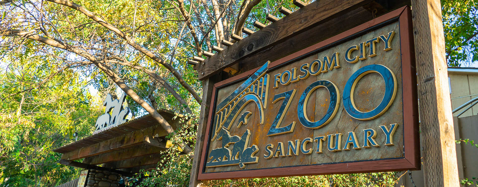 Folsom Zoo Sanctuary sign