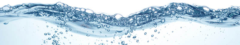 Stock image of water with air bubbles for the header